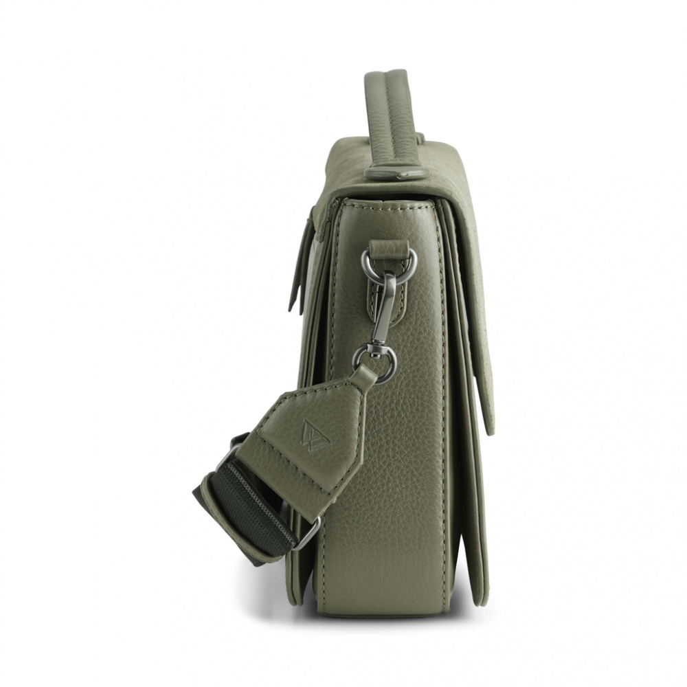 Markberg Luna Crossbody Suede Mix Olive hgvesker.no
