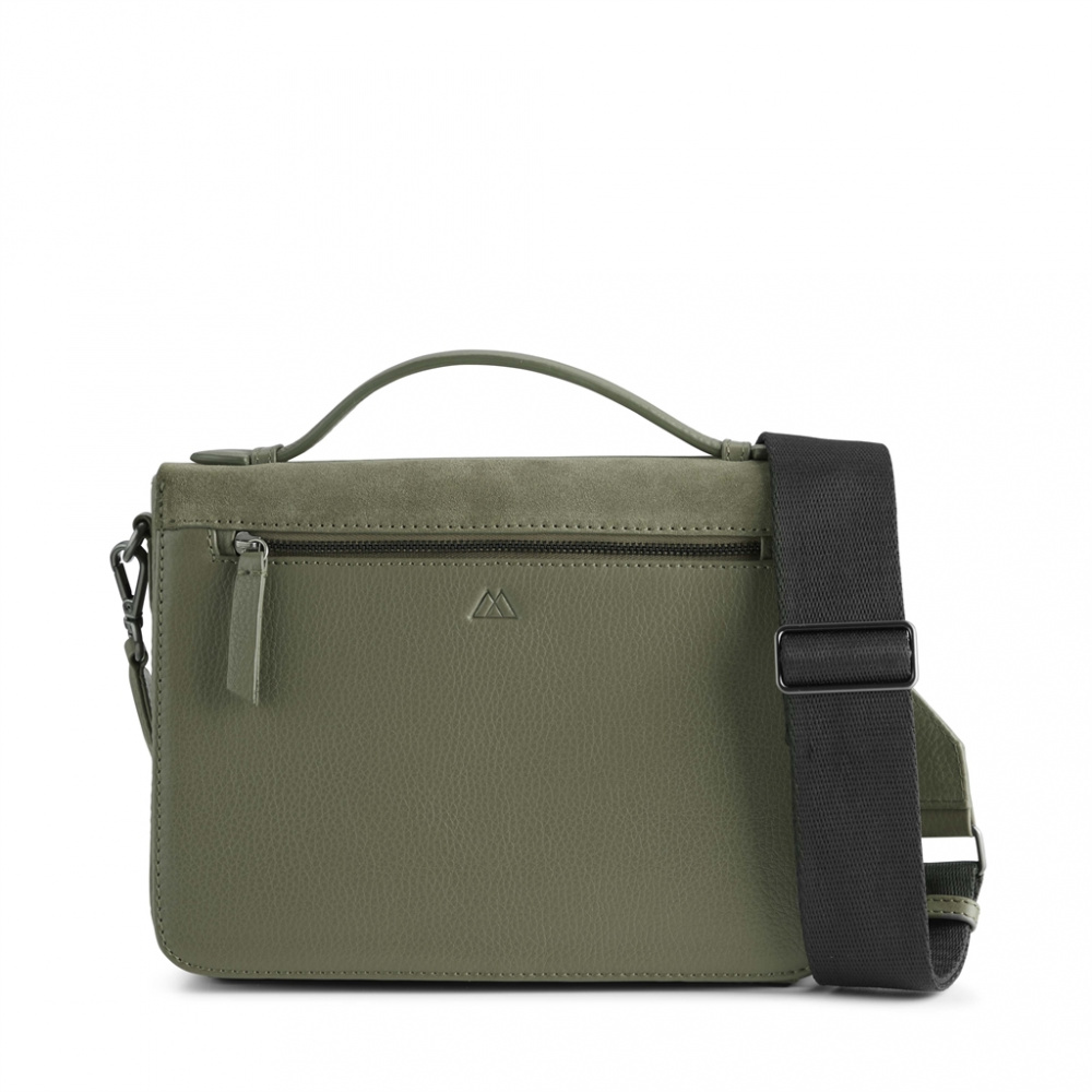 Markberg Luna Crossbody Suede Mix Olive hgvesker.no
