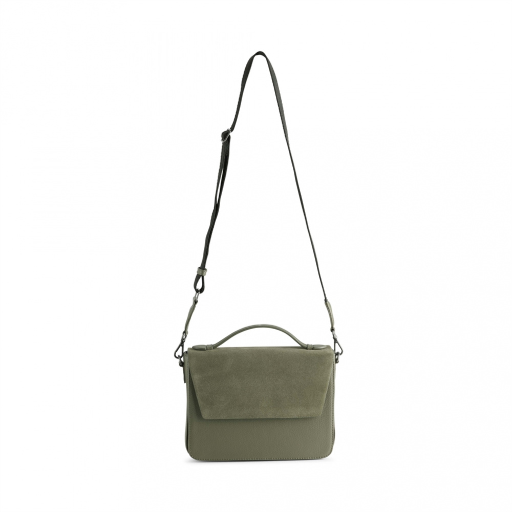 Markberg Luna Crossbody Suede Mix Olive hgvesker.no