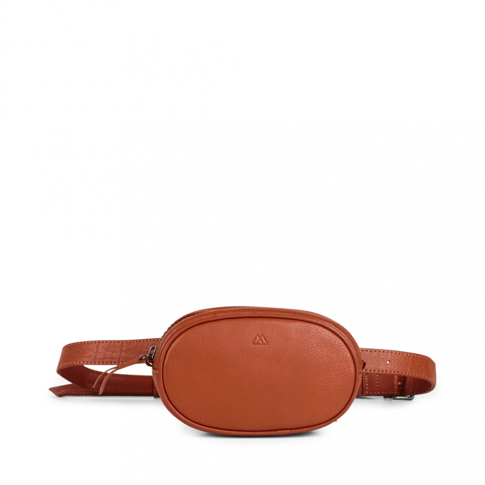 Markberg Eloise Bum Bag Burnt Orange hgvesker.no
